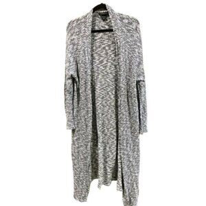 Lane Bryant Heathered Long Lightweight Comfy Fall Winter Sz 22/24 Open Cardigan